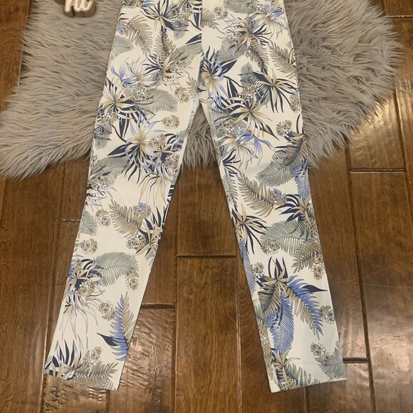 Gigi Moda Womens Floral Skinny Jeans Stretch Made in Italy Pants Size Large - Picture 6 of 6